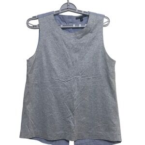 Banana Republic Womens Grey Blue Layered Sleeveless Top Shirt M‎